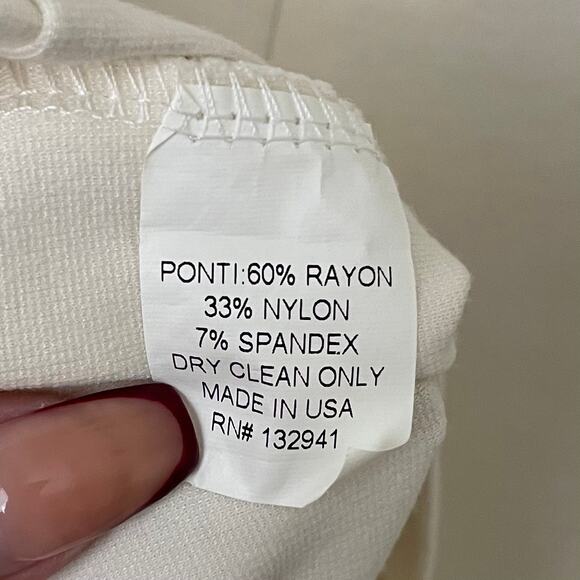 Amanda Uprichard Dress Womens Small Cream Strapless Knit Mini Bridal Cocktail - Picture 11 of 13